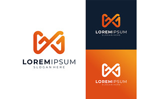 Letter GG Infinity Loop Logo, a Branding & Logo Template by ika trisiana