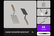 Hand Scraper Mockup, a Household Mockup by hiddemaru (Thumbnail 1 of 4)