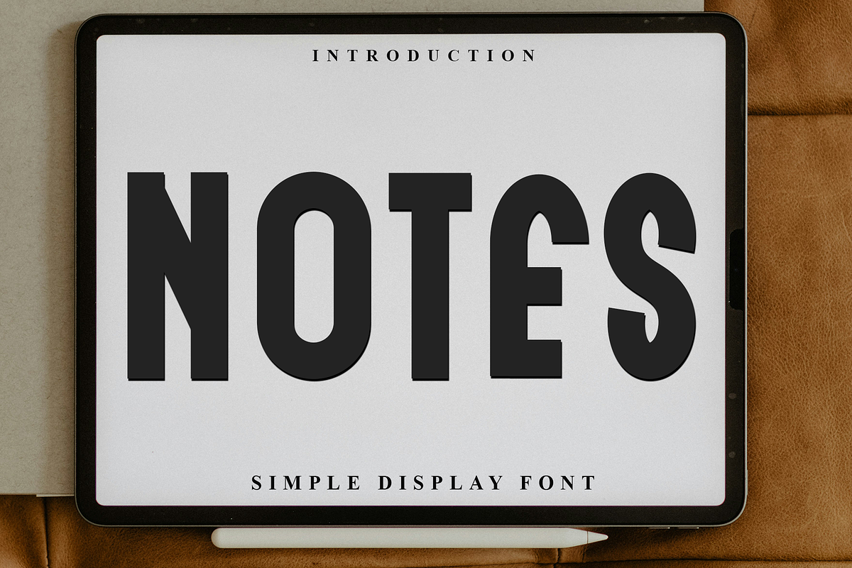 Notes, a Script Font by FreshTypeINK (Photo 1 of 7)