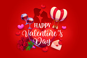 Valentine Day greeting card, love, an Illustration by Vector Tradition (Thumbnail 3 of 3)