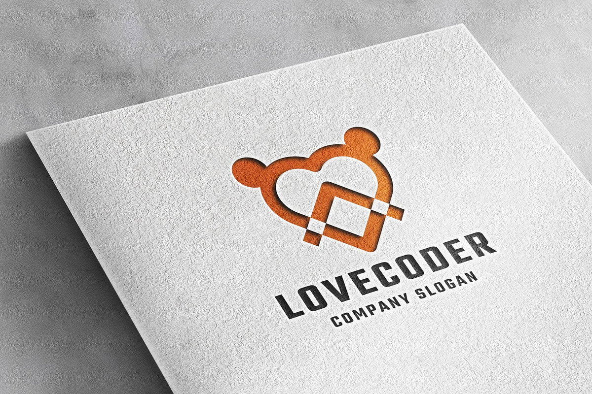 Love Coder Technologies Logo, a Branding & Logo Template by Design_Planet (Photo 2 of 4)