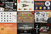 Vintage Brand Mega Bundle 76% OFF, a Branding & Logo Template by JeksonGraphics (Thumbnail 3 of 9)