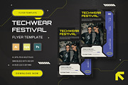 Techwear Festival - Flyer Template, a Flyer Template by StreaksideStd (Thumbnail 1 of 3)
