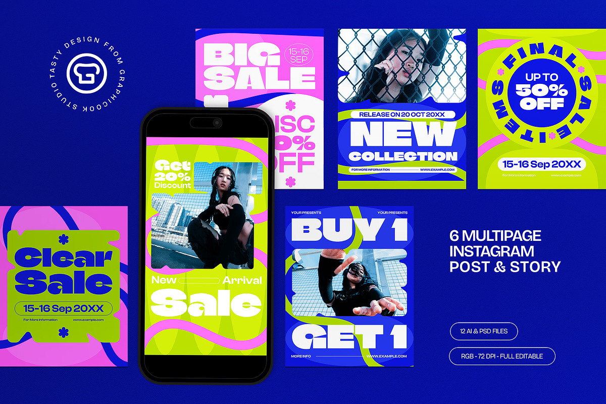 Fashion Sale Instagram Set