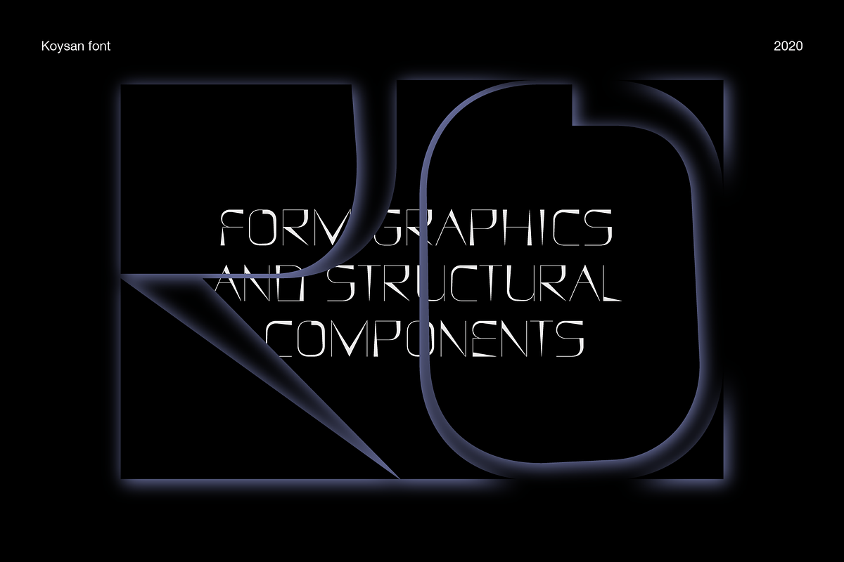 KOYSAN — Display font, a Sans Serif Font by Viktor Pesotsky | Fonts (Photo 14 of 16)