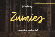 Zumiez, a Handwritten Font by supfonts (Thumbnail 1 of 8)