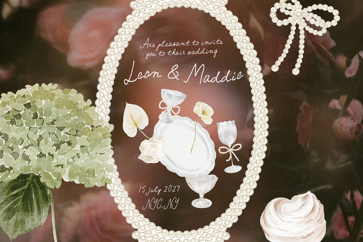 Éclat de Printemps Spring Clipart, a Decorative Illustration by Muse Artist (Photo 12 of 15)