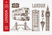 Hand drawn London illustration, an Illustration by natadanko (Thumbnail 2 of 2)