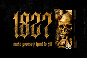 Acinonyx Jubatus, a Blackletter Font by ilhamtaro (Thumbnail 6 of 10)