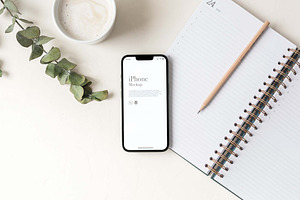 Minimal IPhone Mockup Set