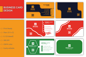 Business Card Template Design, a Business Card Template by Lakhan1998