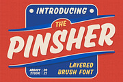 Pinsher, a Sans Serif Font by Abbasy Studio (Thumbnail 1 of 6)