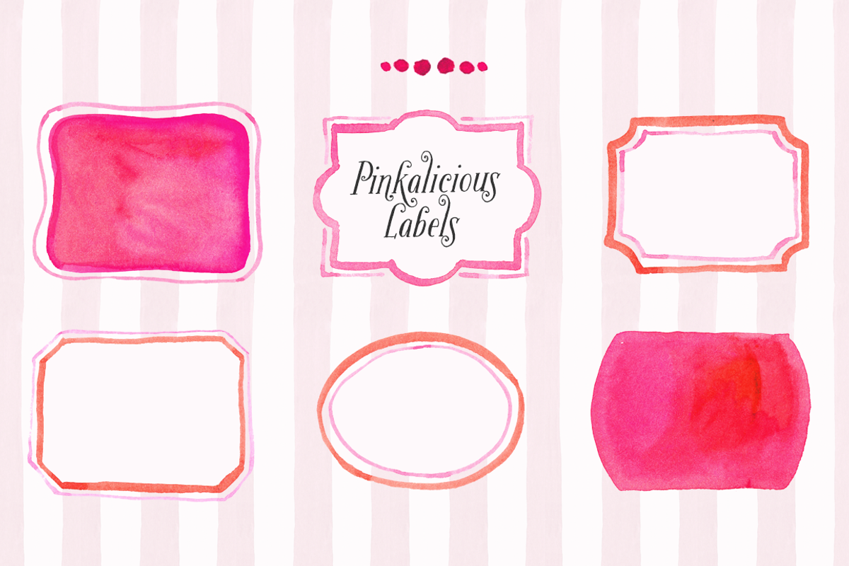 Pinkalicious Labels, an Illustration by KLUGE+CO (Photo 5 of 9)