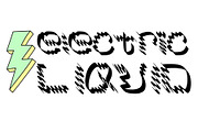Electric Liquid,Wavy Hand-Drawn Font, a Handwritten Font by Eryn Rose Design (Thumbnail 1 of 23)