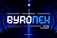 Byronex - Techno Font