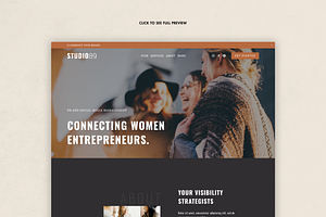 Squarespace Template: Studio89