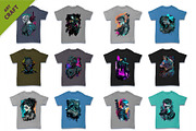 Bundle 29 T-Shirt-designs. Cyberpunk, an Animal Illustration by KENO Mascots (Thumbnail 3 of 4)