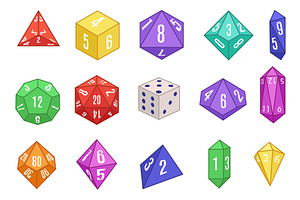 Board game dices. Various dice set, an Object Illustration by winwin.art