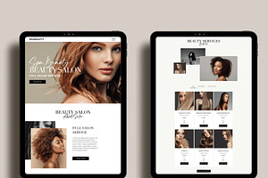 Wix Hair Beauty Salon Template