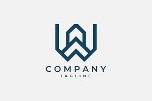 Abstract Letter W Monogram Logo, a Branding & Logo Template by Vectorium Studio