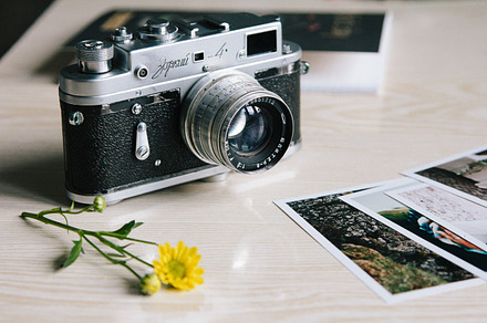 Photography stock photo containing film camera and film