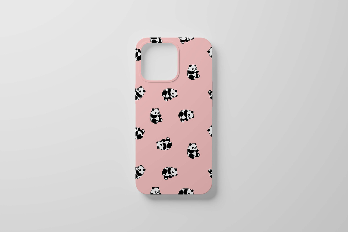 Seamless Pattern Baby Panda, a Pattern Graphic by Viktorijareut (Photo 2 of 3)