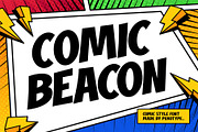 Comic Beacon - Comic Cartoon Font, a Sans Serif Font by Pekotype (Thumbnail 1 of 13)