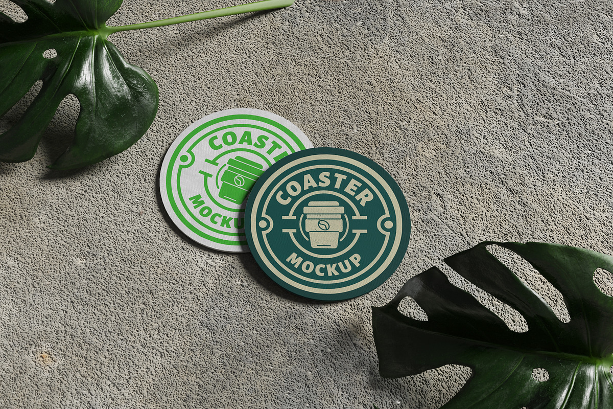 Coaster Mockup, a Cups & Container Mockup by My Code Std (Photo 1 of 2)