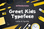 Great kids Typeface, a Font by PREMIUMVECTOR (Thumbnail 1 of 4)