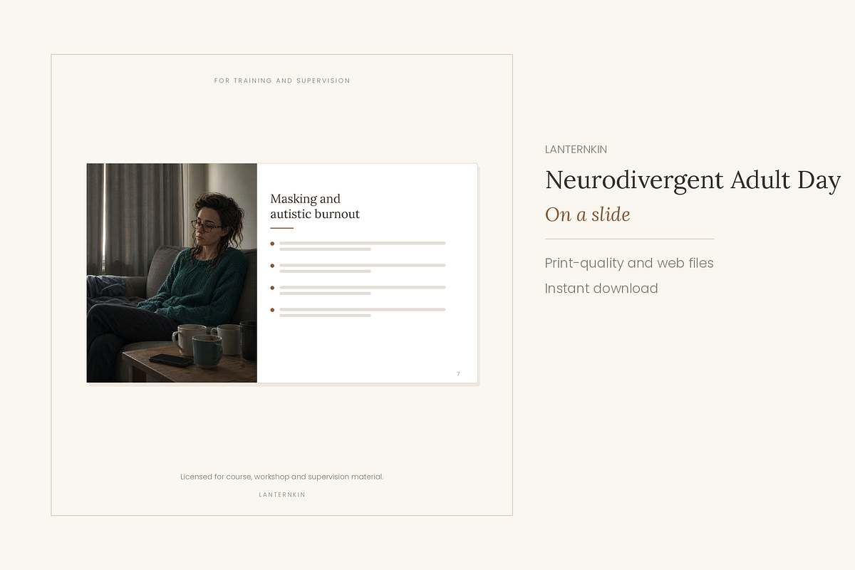 Neurodivergent Adult Set of 24, a Person Illustration by LanternkinStudio (Photo 5 of 13)