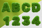 Fresh Grass Font, a Sans Serif Font by itefan Studio (Thumbnail 2 of 5)