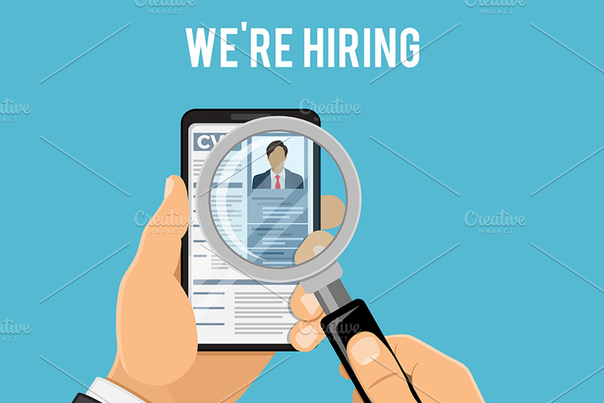 Job Vacancy Employment and Hiring, a Person Illustration by TAlex (Photo 6 of 6)