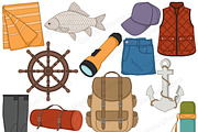 Lake Clipart PNG | Nautical Clipart, an Object Illustration by GlamArtZhanna (Thumbnail 3 of 5)