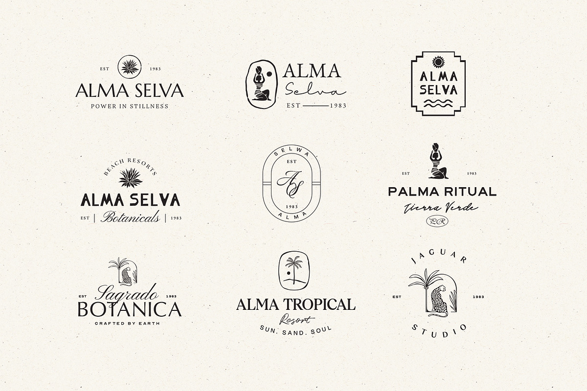CASA TULUM | Refined Logo Collection, a Branding & Logo Template by Studio_Byrsa (Photo 2 of 16)
