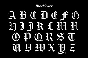 Grave Springs Modern Blackletter