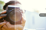 Matte & Faded Photoshop Actions preview 2