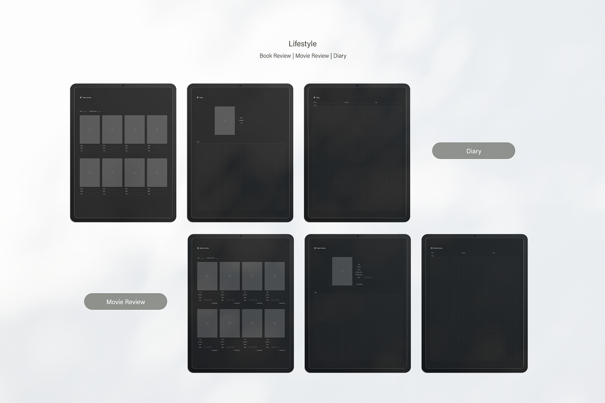 Digital Planner 2024 | Black, an App Template by SydneyYeom (Photo 10 of 11)