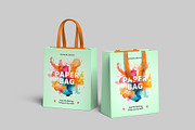 Paper Bag Mockup, a Merchandise Mockup by graphictime (Thumbnail 10 of 12)