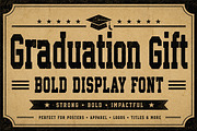 Graduation Gift, a Serif Font by Wow Magic (Thumbnail 2 of 6)