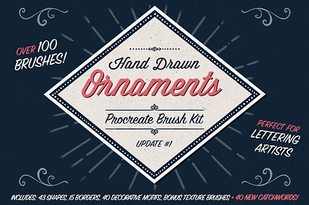 Procreate Shape & Ornament Brushes