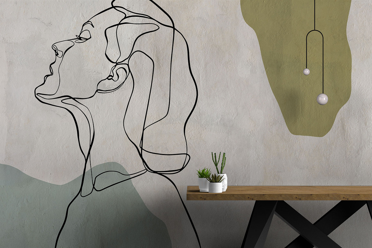 Woman Head Line Art Portraits, a Person Illustration by Papatongartist (Photo 3 of 10)