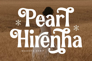 Pearl Hirenha Modern Serif