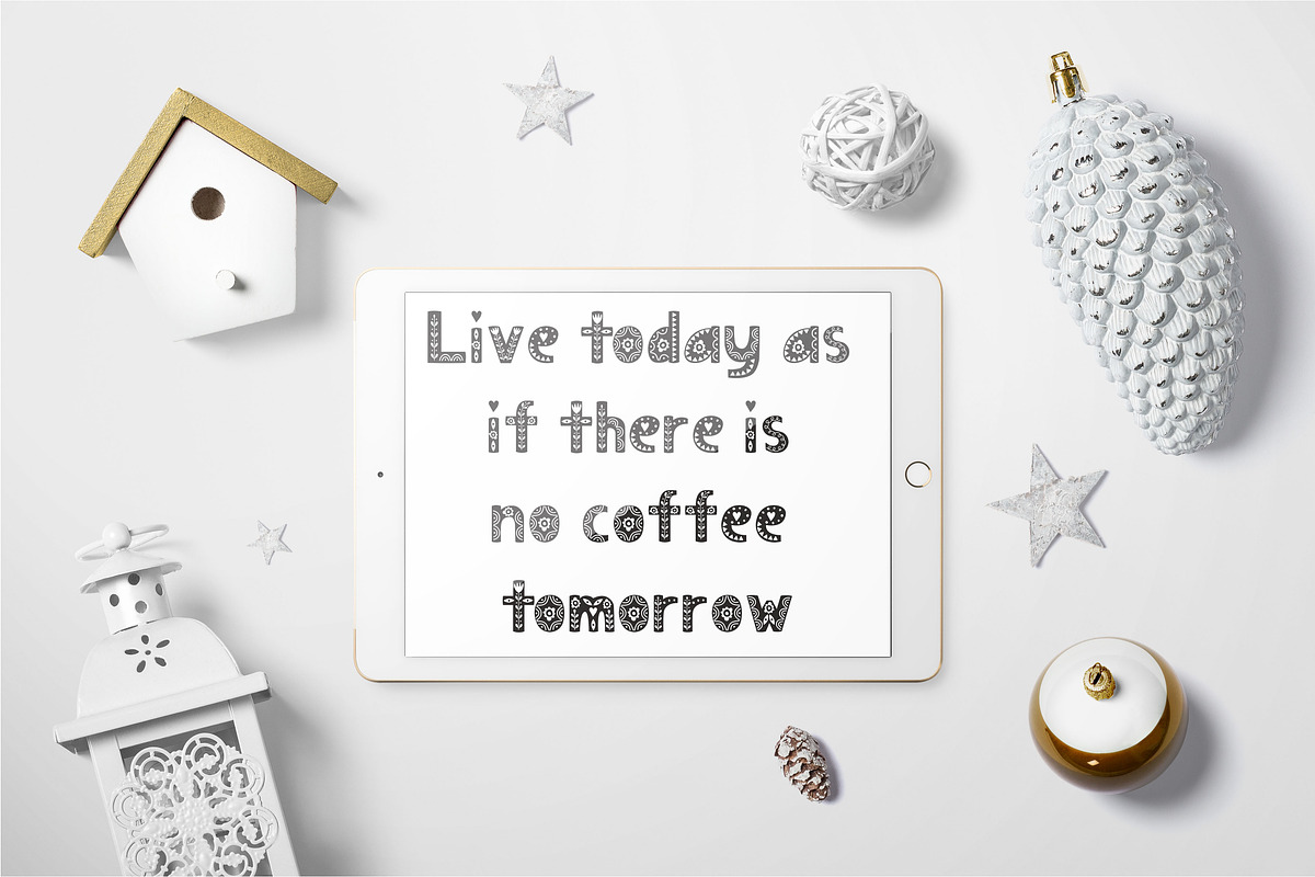 Hygge Scandinavian font preview 4