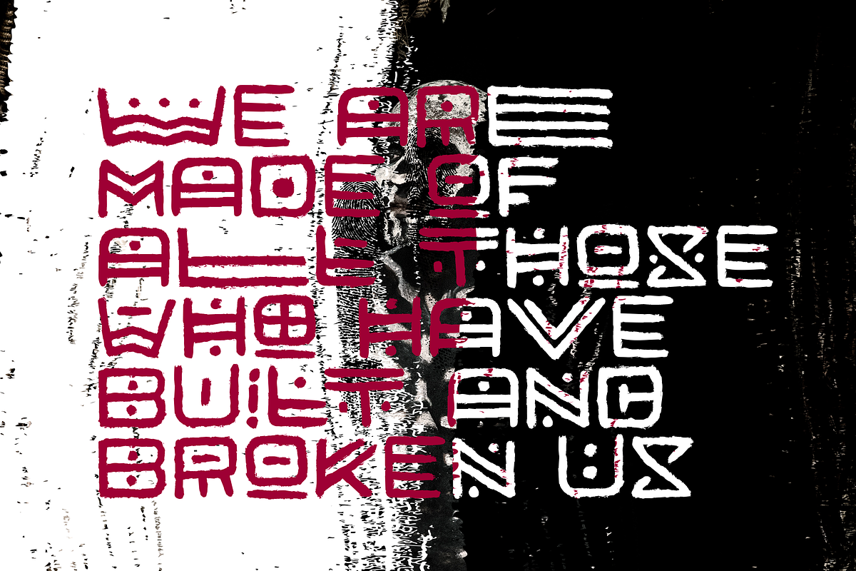 Afrik - Tribal Font preview 4