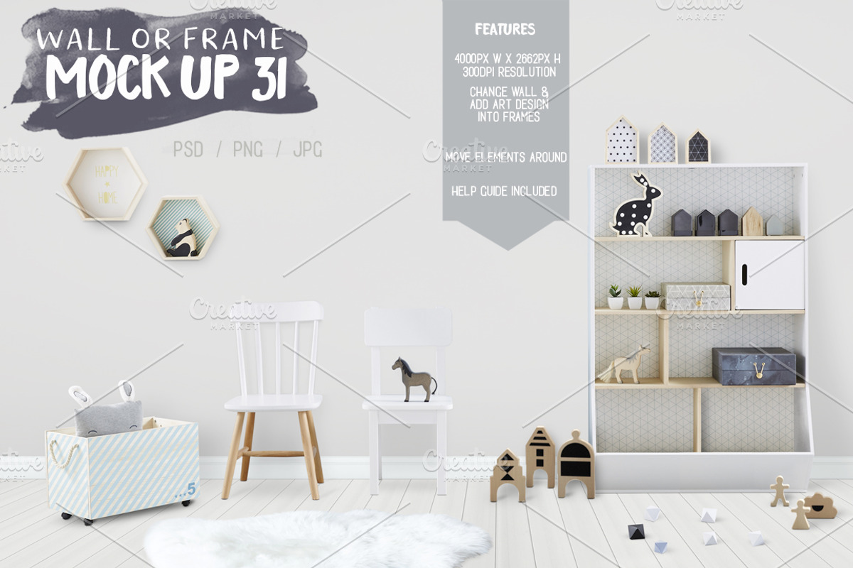 30 for $30 Kids Room MockUps + BONUS, a Product Mockup by Whimsicality (Photo 42 of 43)
