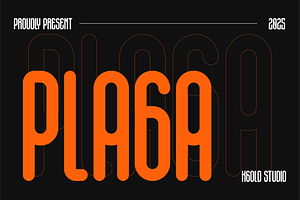 Plaga - Display Typeface