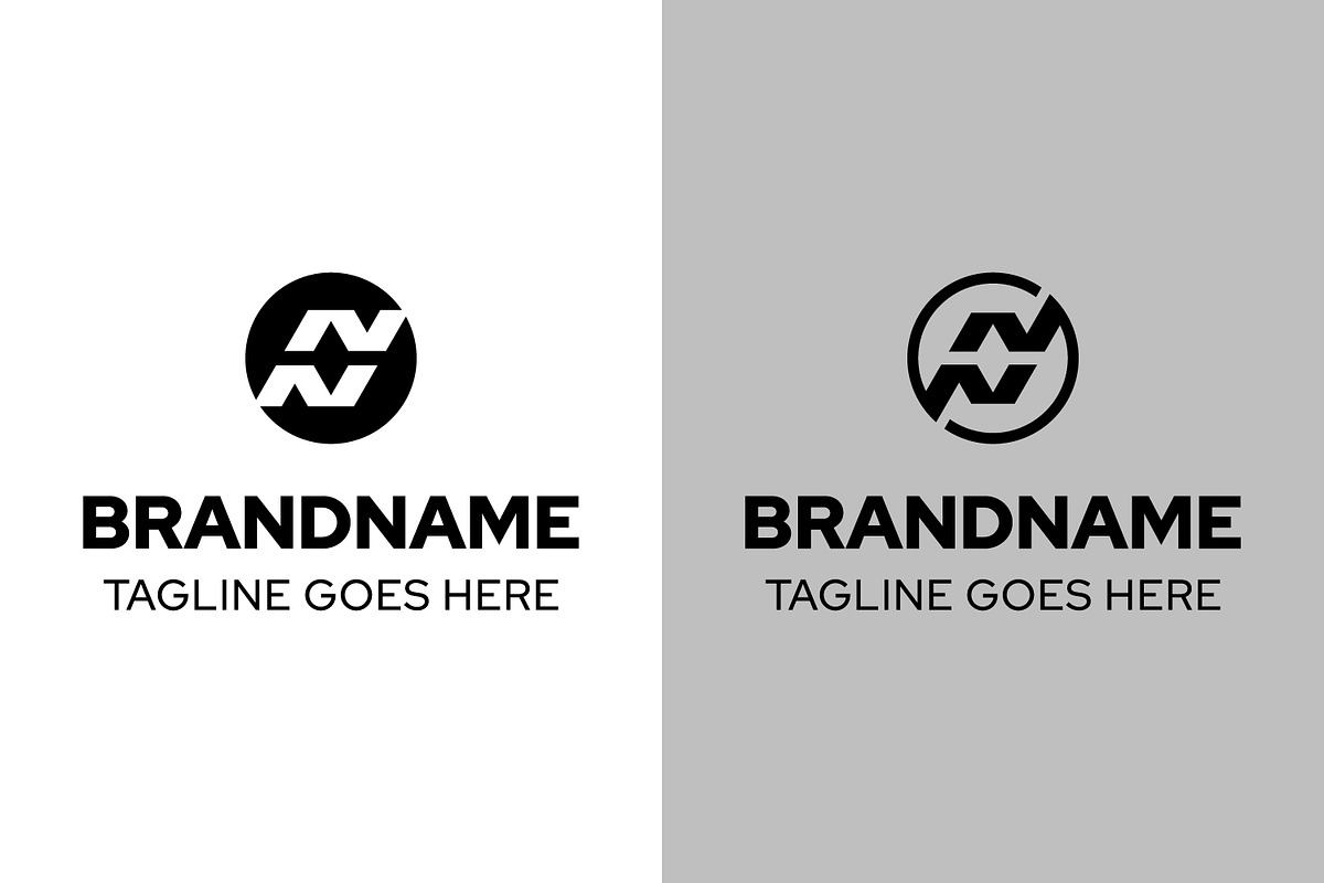Letters NN Circle Simple Modern Logo, a Branding & Logo Template by Pray Art Design Studio (Photo 1 of 2)