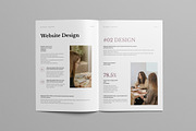 Design Portfolio Template | Indesign, a Brochure Template by HiveArts (Thumbnail 10 of 11)