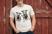 Grinning Cow PNG, Funny Cartoon Cow, an Illustration by SharpMarketplace (Thumbnail 7 of 9)