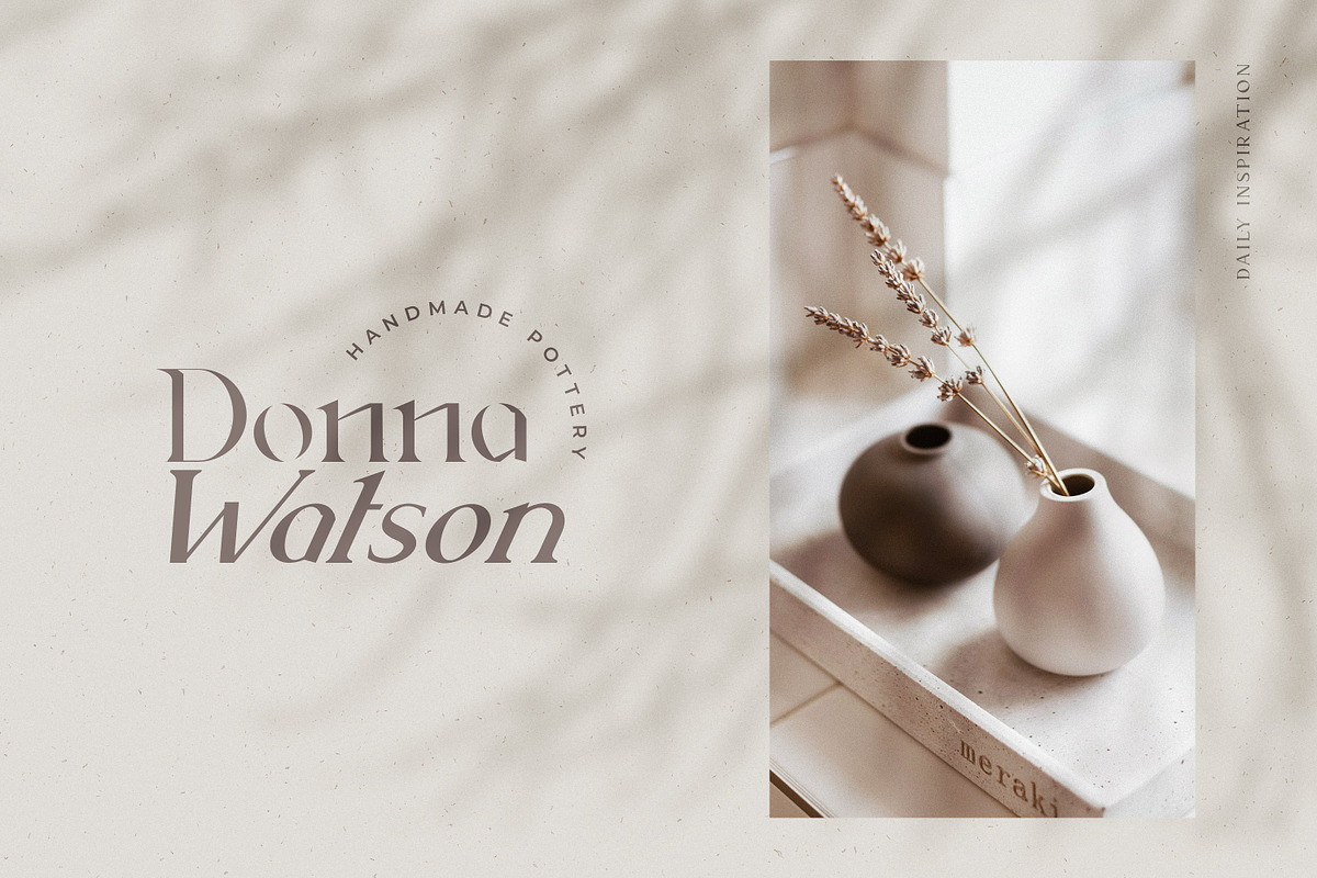 Beauté Modern Serif Font Family, a Handwritten Font by AndrewPixel (Photo 6 of 12)